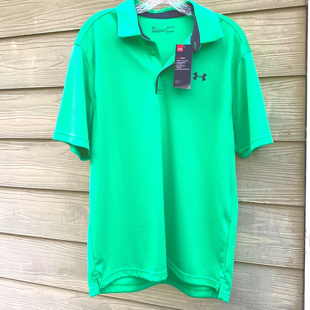 Brand new Under Armour heat gear polo size Large